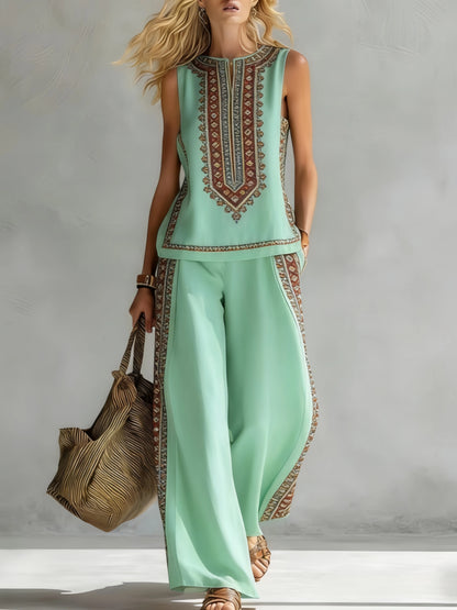 Soraya | Top und Hose im Bohemian-Stil