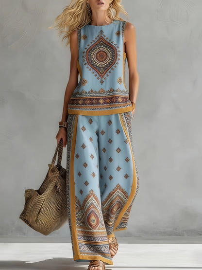 Soraya | Top und Hose im Bohemian-Stil