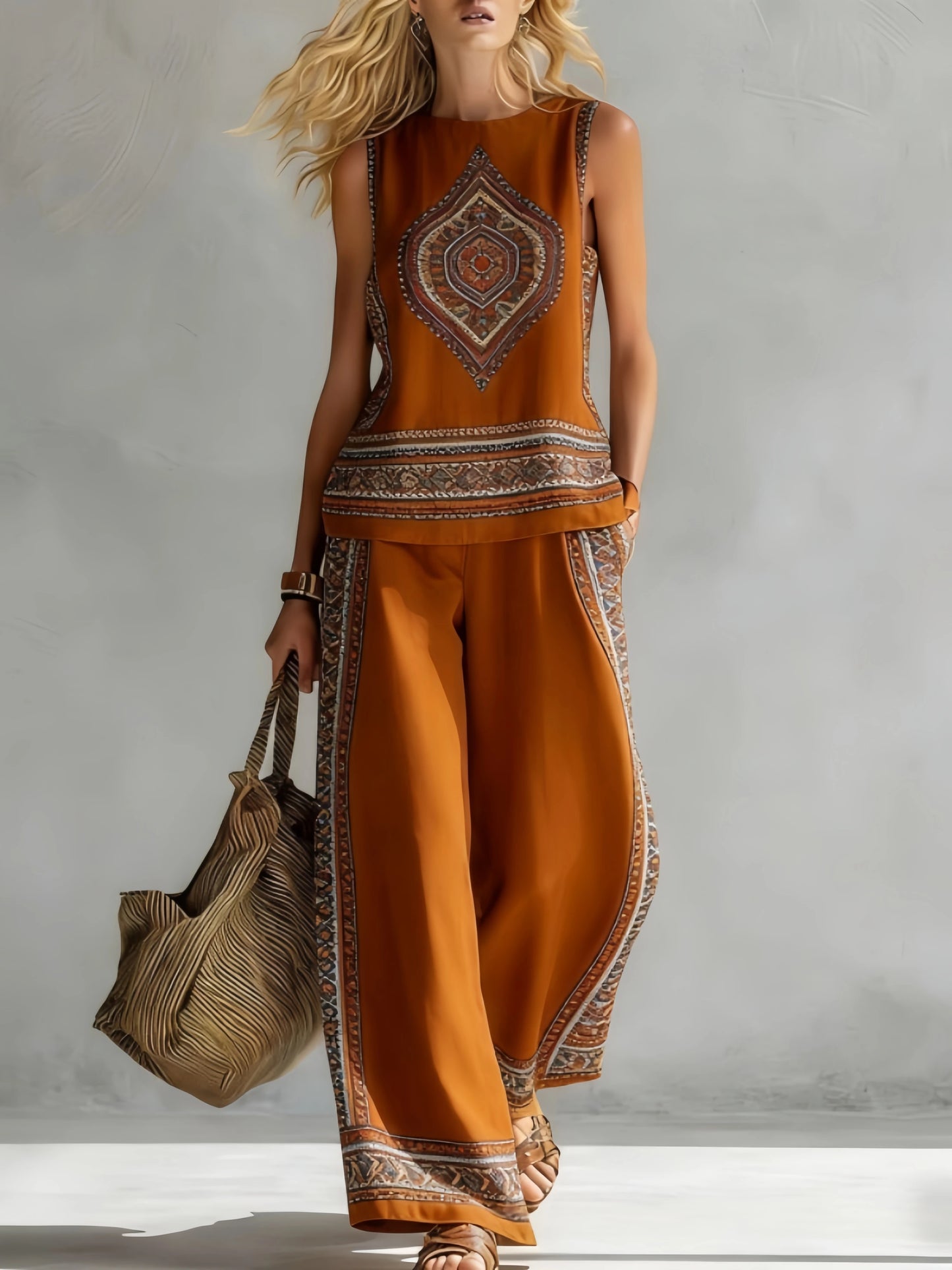Soraya | Top und Hose im Bohemian-Stil