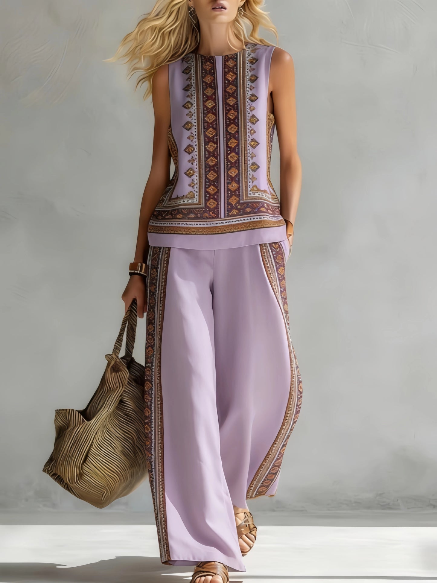 Soraya | Top und Hose im Bohemian-Stil