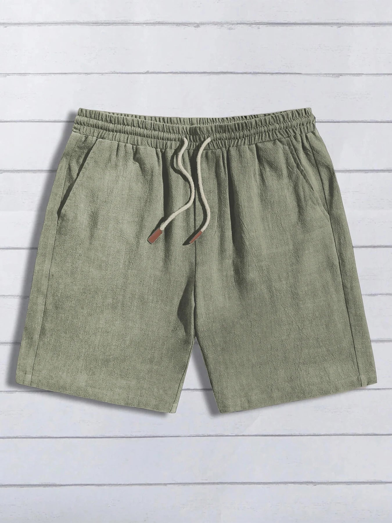 Tarek | Shorts in Leinenoptik für Herren