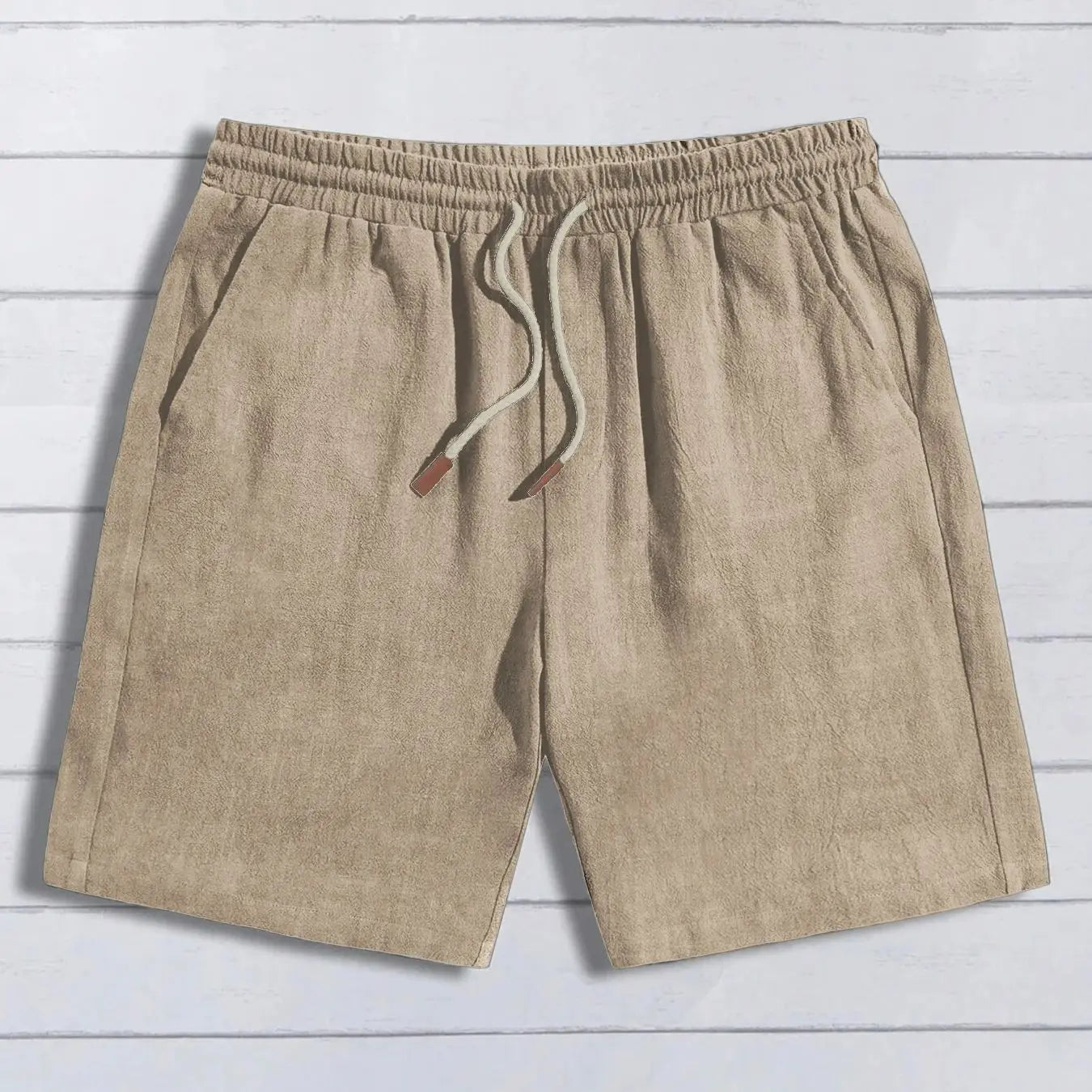 Tarek | Shorts in Leinenoptik für Herren