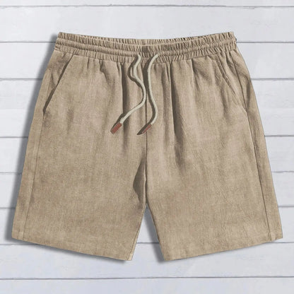 Tarek | Shorts in Leinenoptik für Herren