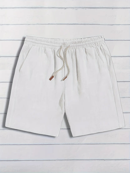Tarek | Shorts in Leinenoptik für Herren
