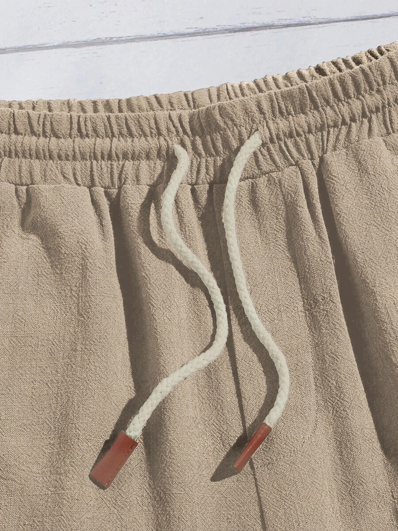 Tarek | Shorts in Leinenoptik für Herren