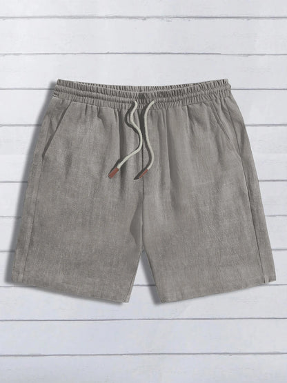 Tarek | Shorts in Leinenoptik für Herren