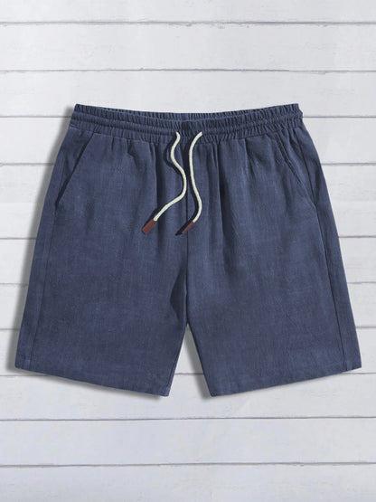 Tarek | Shorts in Leinenoptik für Herren