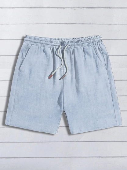 Tarek | Shorts in Leinenoptik für Herren