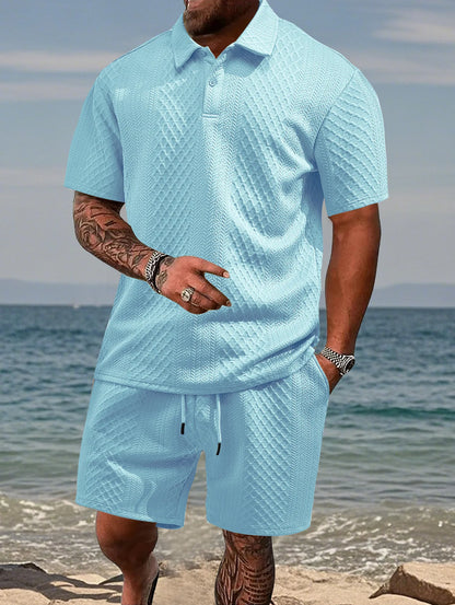 Taron | Polo-Shirt und Shorts für Herren