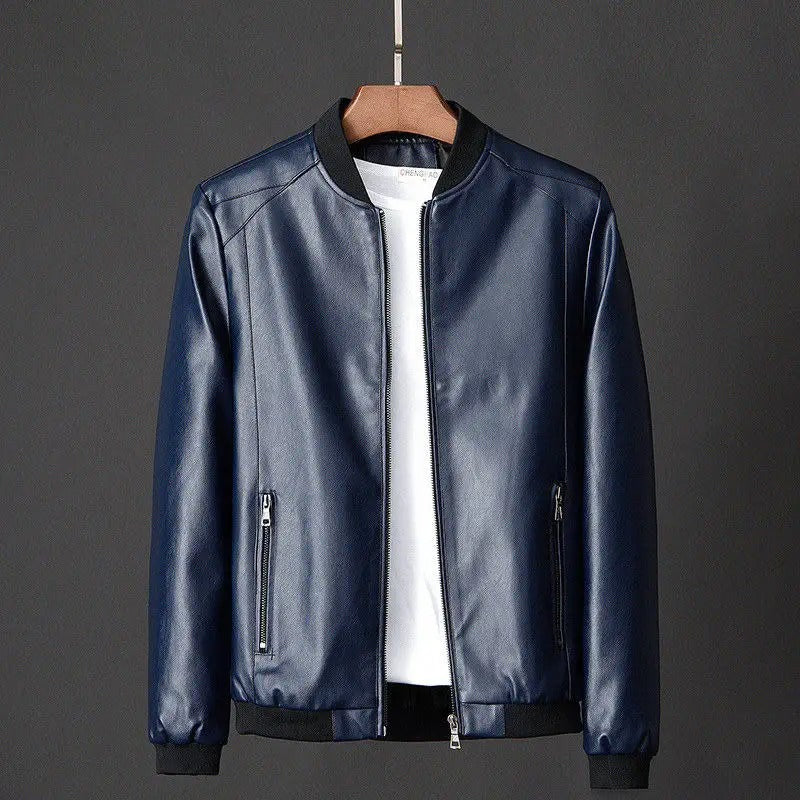 Adrian | Herren Kunstlederjacke mit Reissverschluss