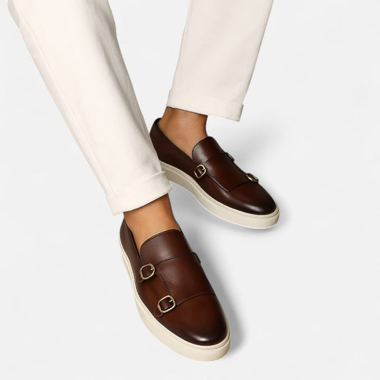 Velmoro | Elegante Loafer mit Doppel Schnalle Herren