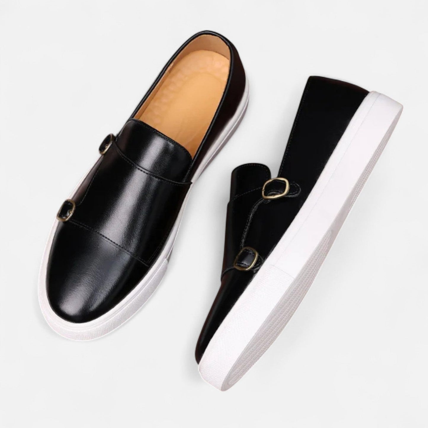 Velmoro | Elegante Loafer mit Doppel Schnalle Herren