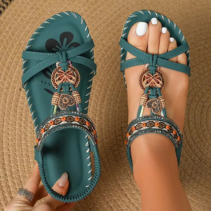 Yelva | Bohemian Sandale für unbeschwerte Sommertage