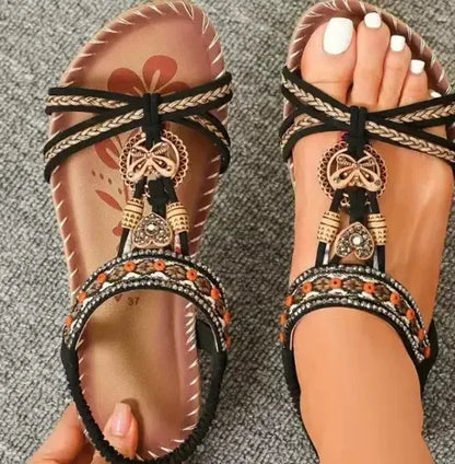 Yelva | Bohemian Sandale für unbeschwerte Sommertage