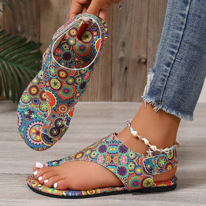 Zamira | Bohemian Sandale für unbeschwerte Sommertage