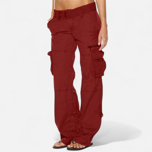 Zarela | Lässige Cargo Hose mit entspanntem Utility Look für Damen