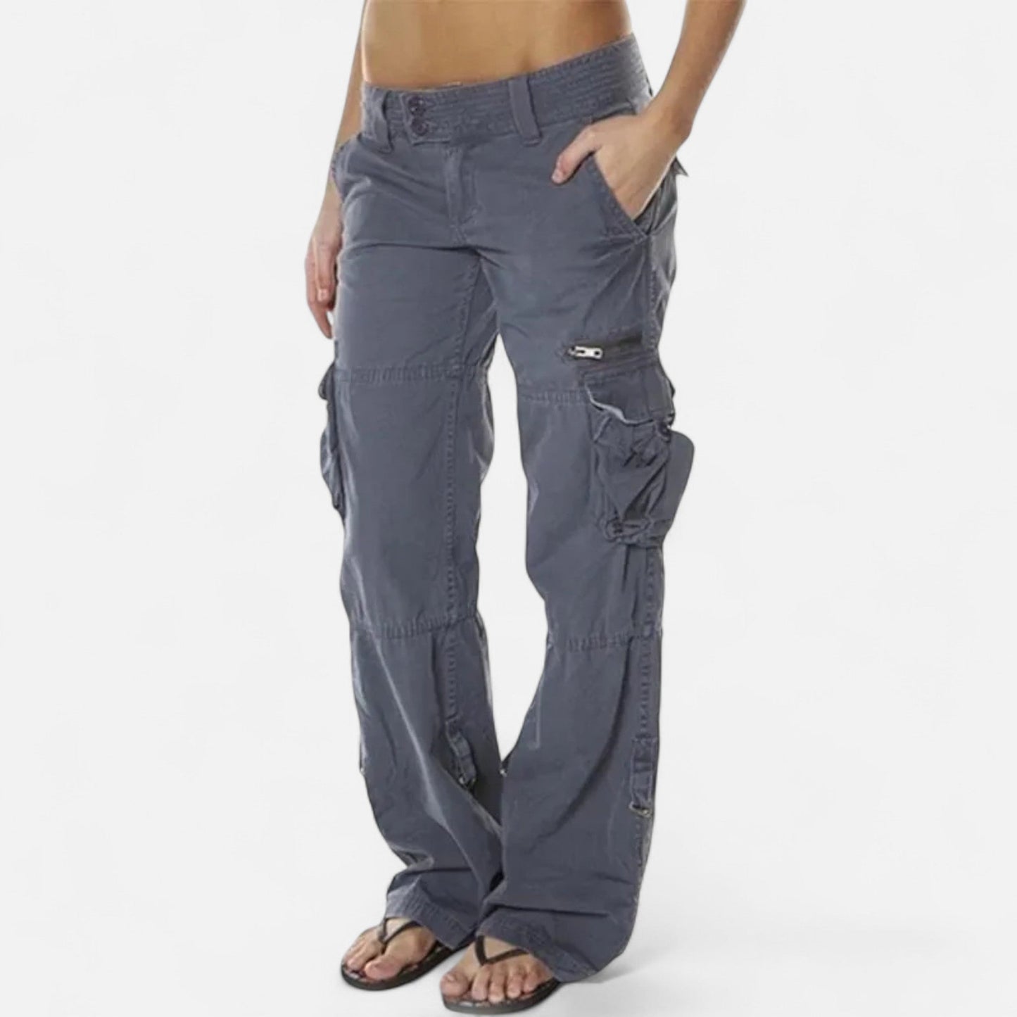 Zarela | Lässige Cargo Hose mit entspanntem Utility Look für Damen