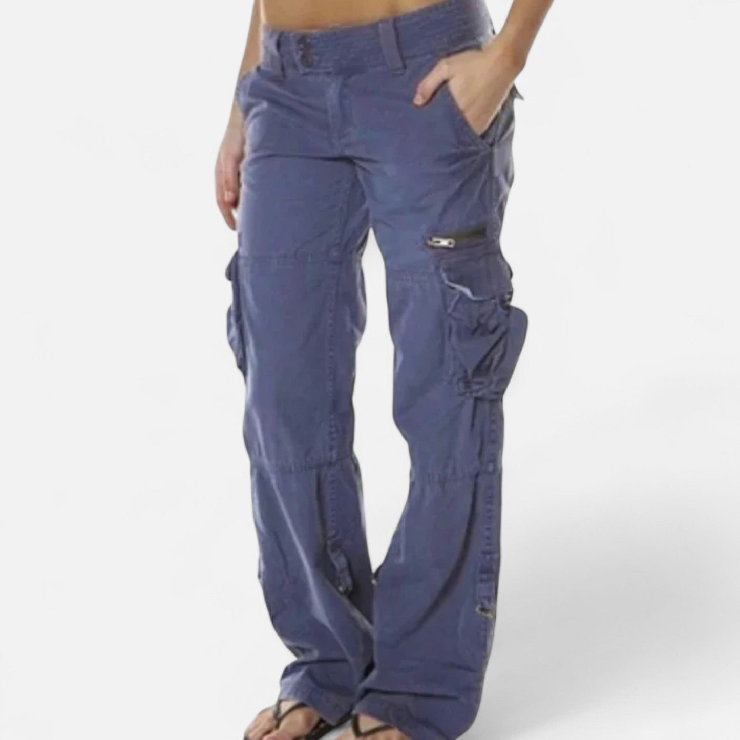Zarela | Lässige Cargo Hose mit entspanntem Utility Look für Damen