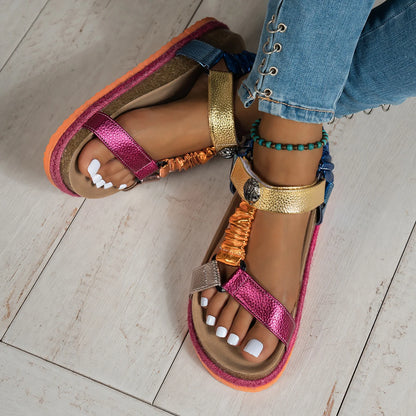 Zelia | Bohemian Sandale für farbenfrohe Sommertage